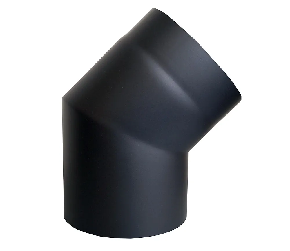 Rauchrohr 150 mm, schwarz