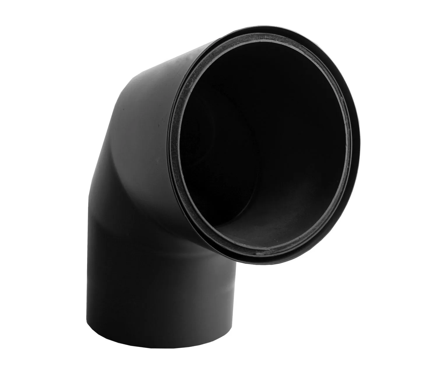 Rauchrohr 150 mm, schwarz