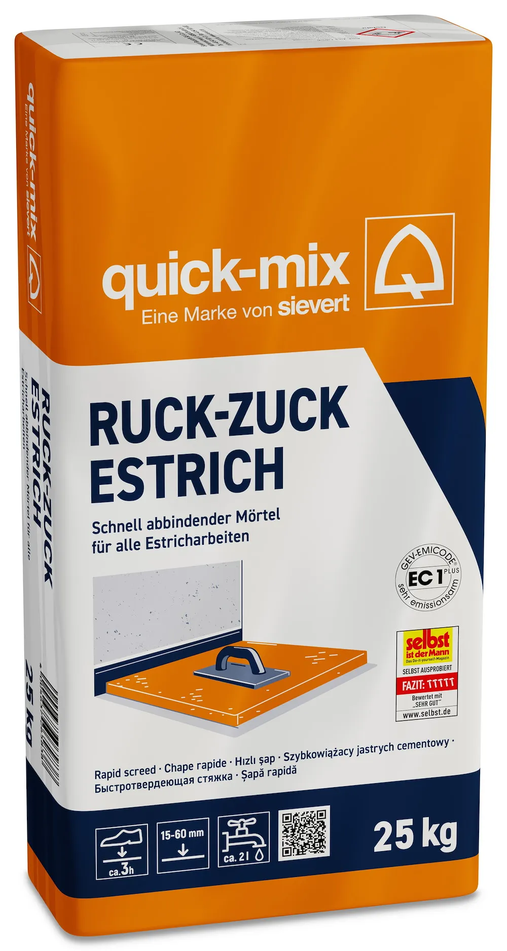 Ruck-Zuck-Estrich 25 kg