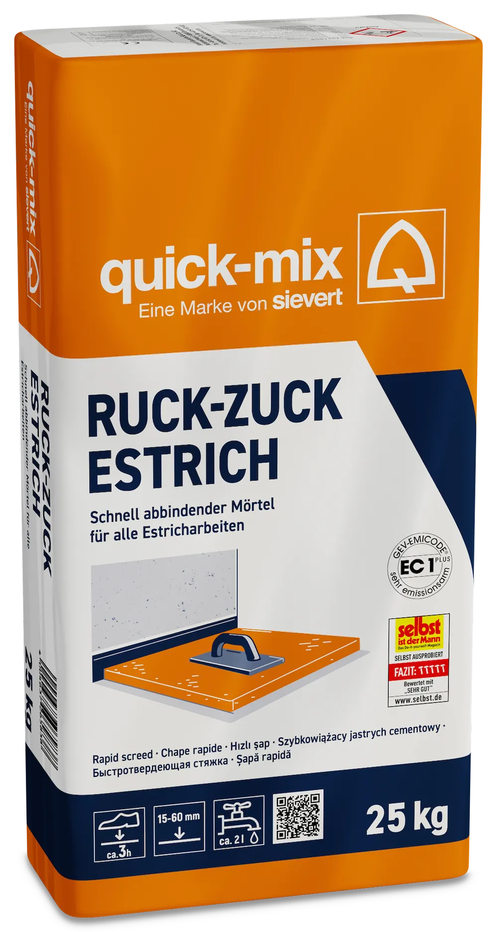 Ruck-Zuck-Estrich 25 kg