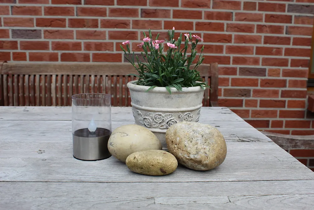 Solarleuchte Edelstahl/Kusto