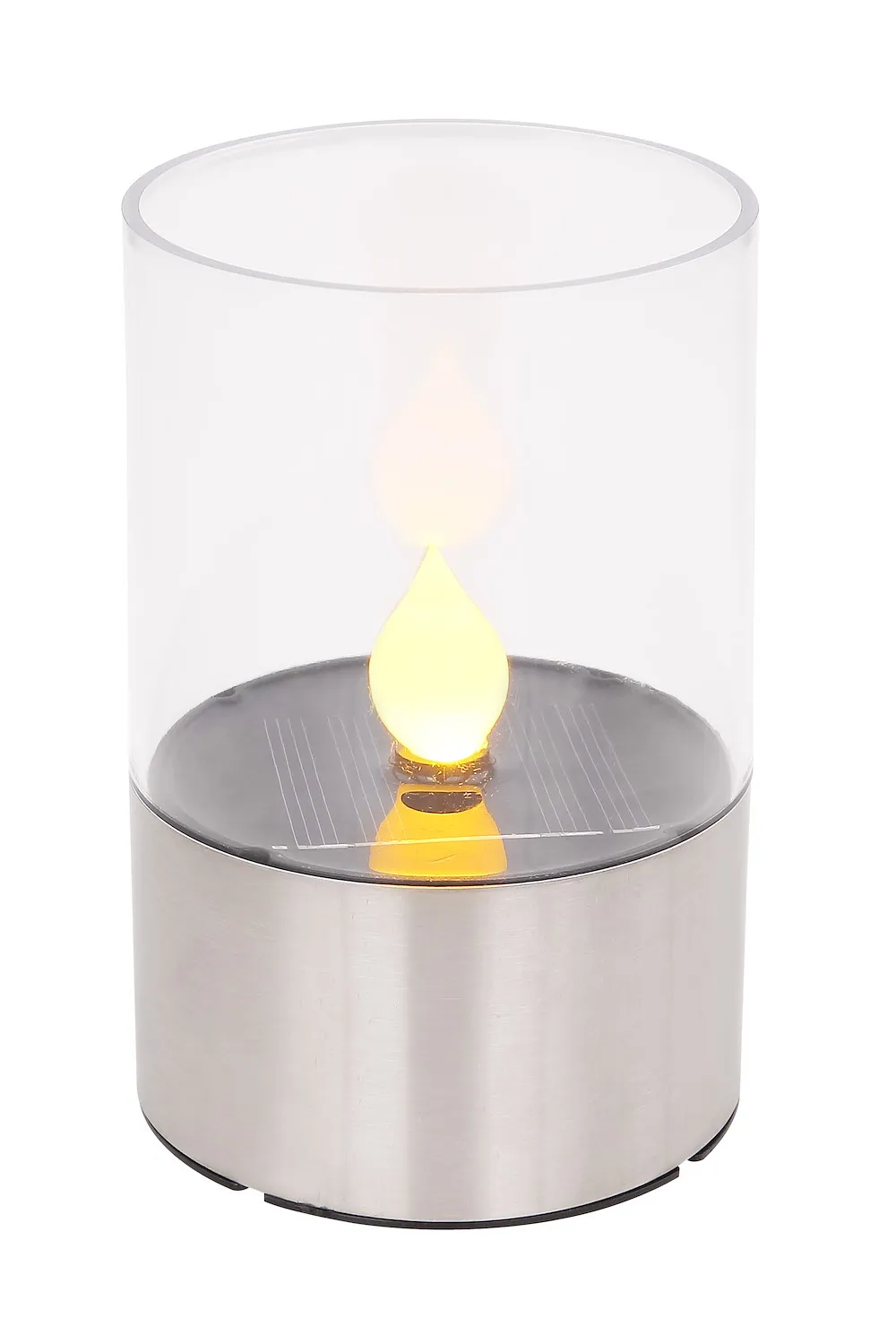 Solarleuchte Edelstahl/Kusto