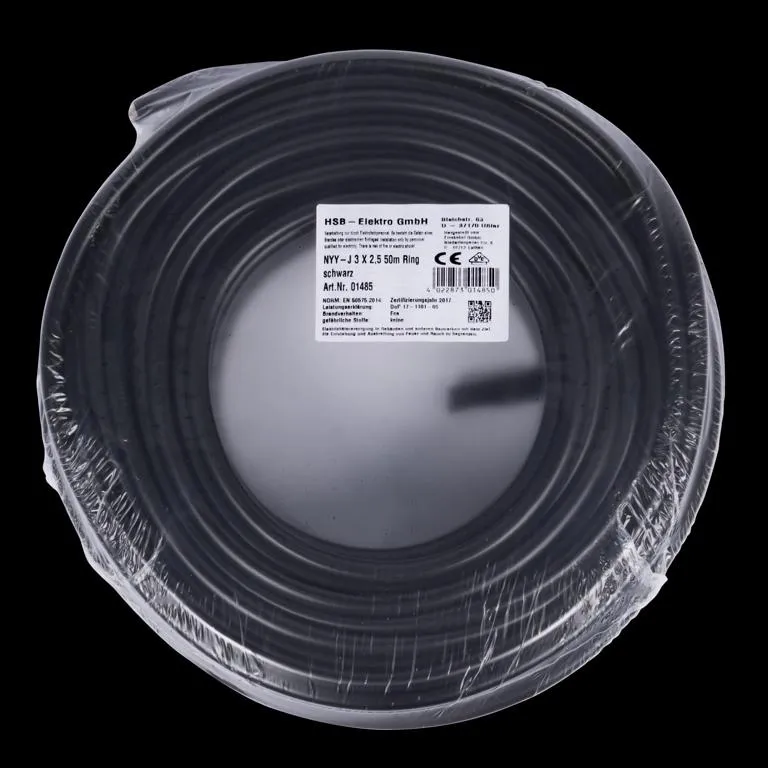NYY-J 3x2,5 mm&sup2; Ring 50m