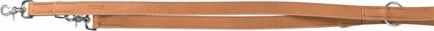 Rustic Fettleder-V Leine Heart