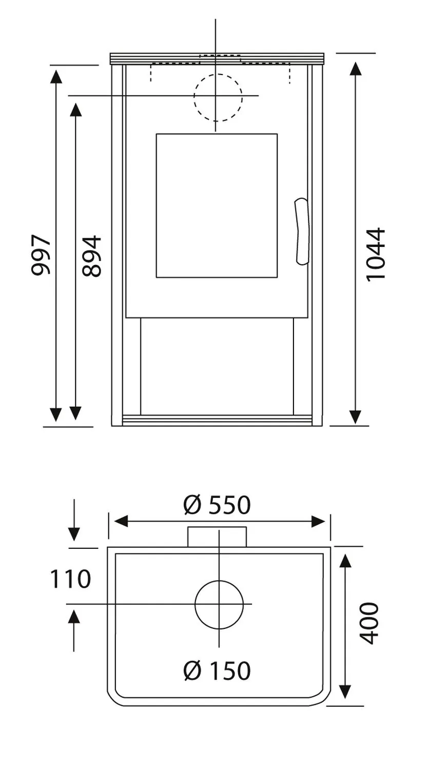 Kaminofen KF 111 - Orpheus 6kW