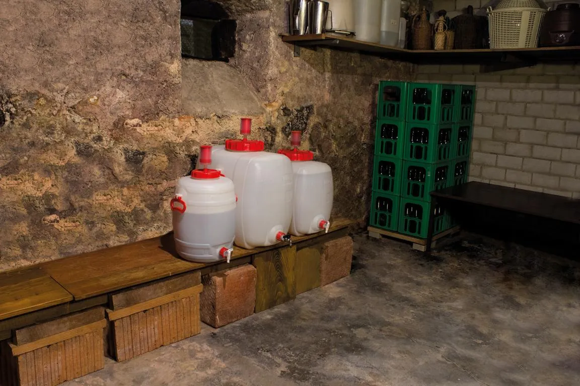 Universalfass rund, aus PE 50 Liter