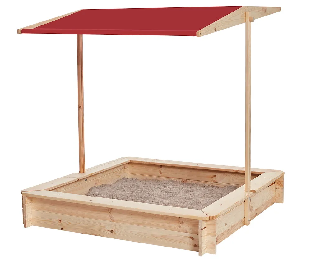 Sandkasten mit Dach