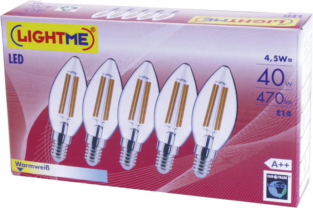 (LIGHTME) Promo-LED 5er-Pa. 4W