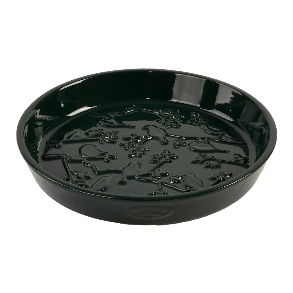 Vogeltr&auml;nke Keramik Relief