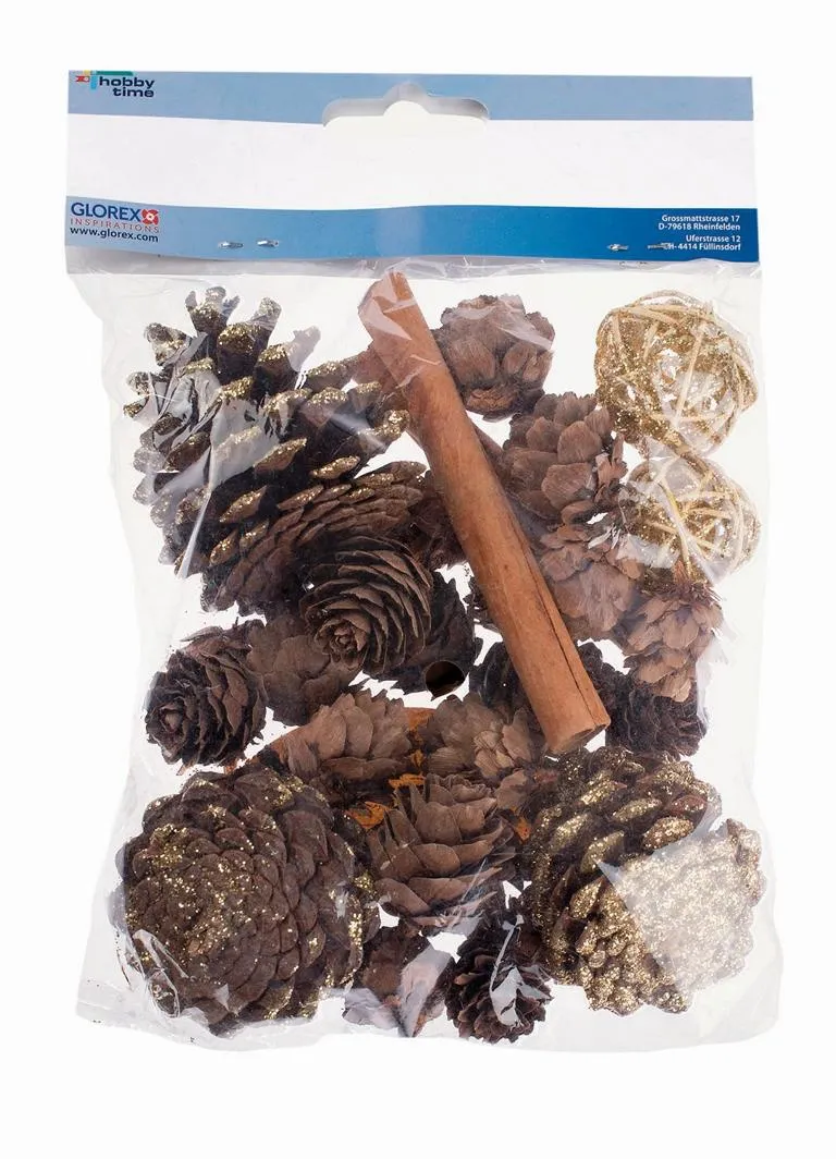 Potpourri Zapfen, Zimt braun