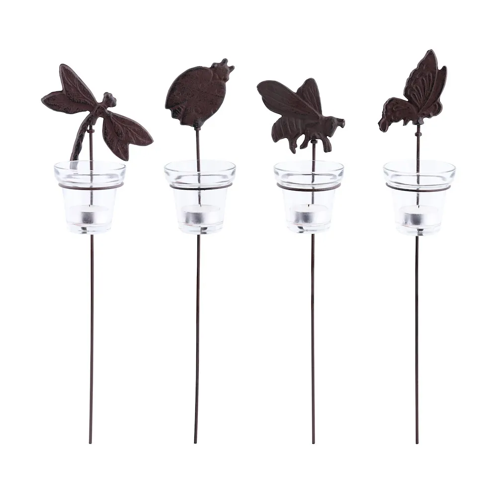 Teelichthalter Insekten sort.