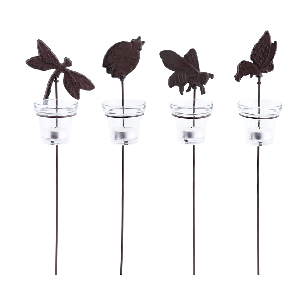 Teelichthalter Insekten sort.