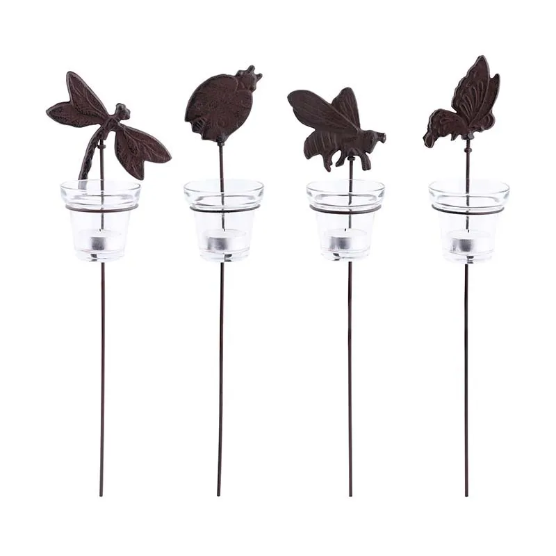 Teelichthalter Insekten sort.