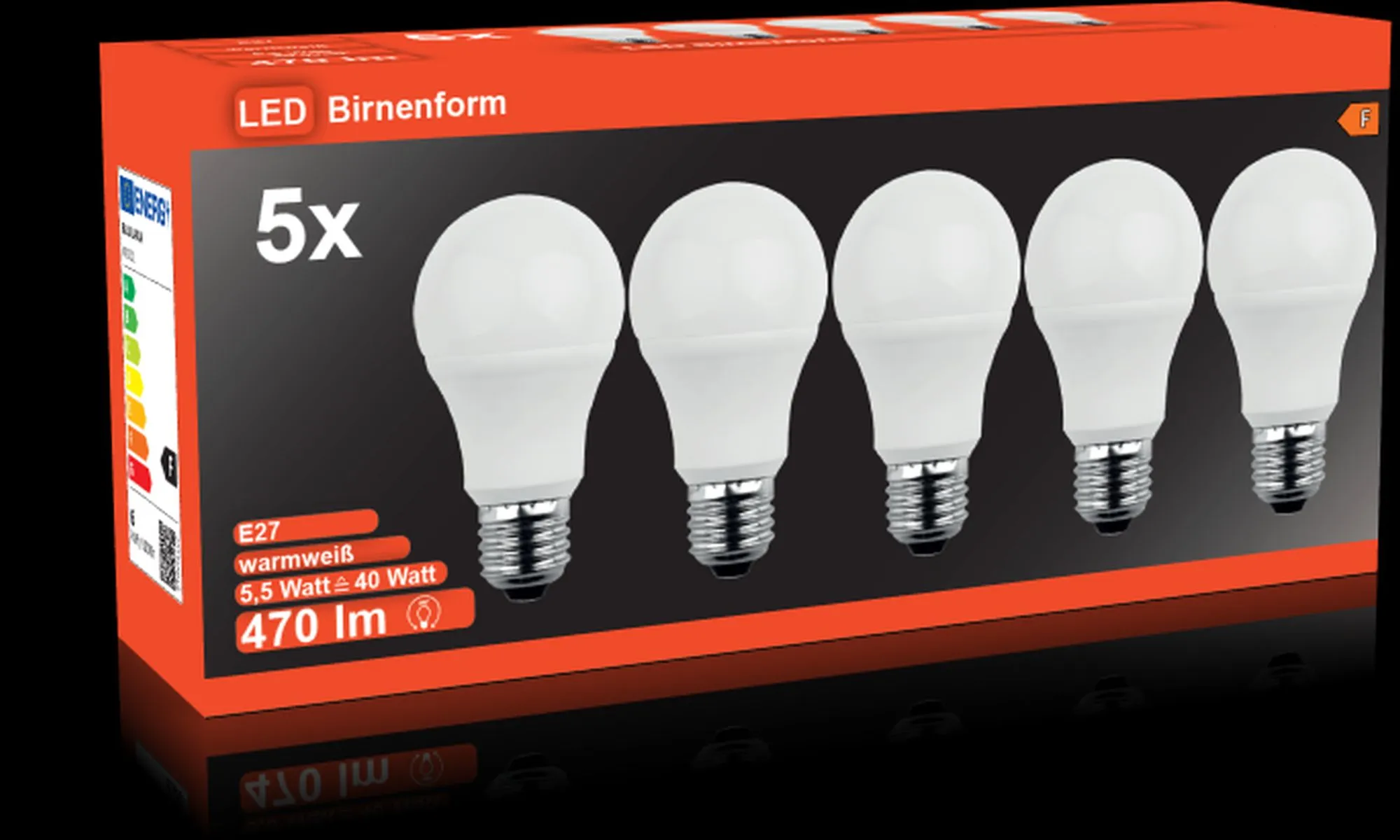 5er Pack LED SMD Lampe A60