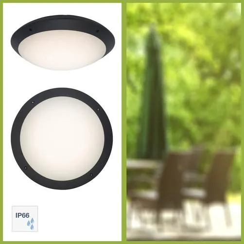 Medway A-Wandl LED, anthr.
