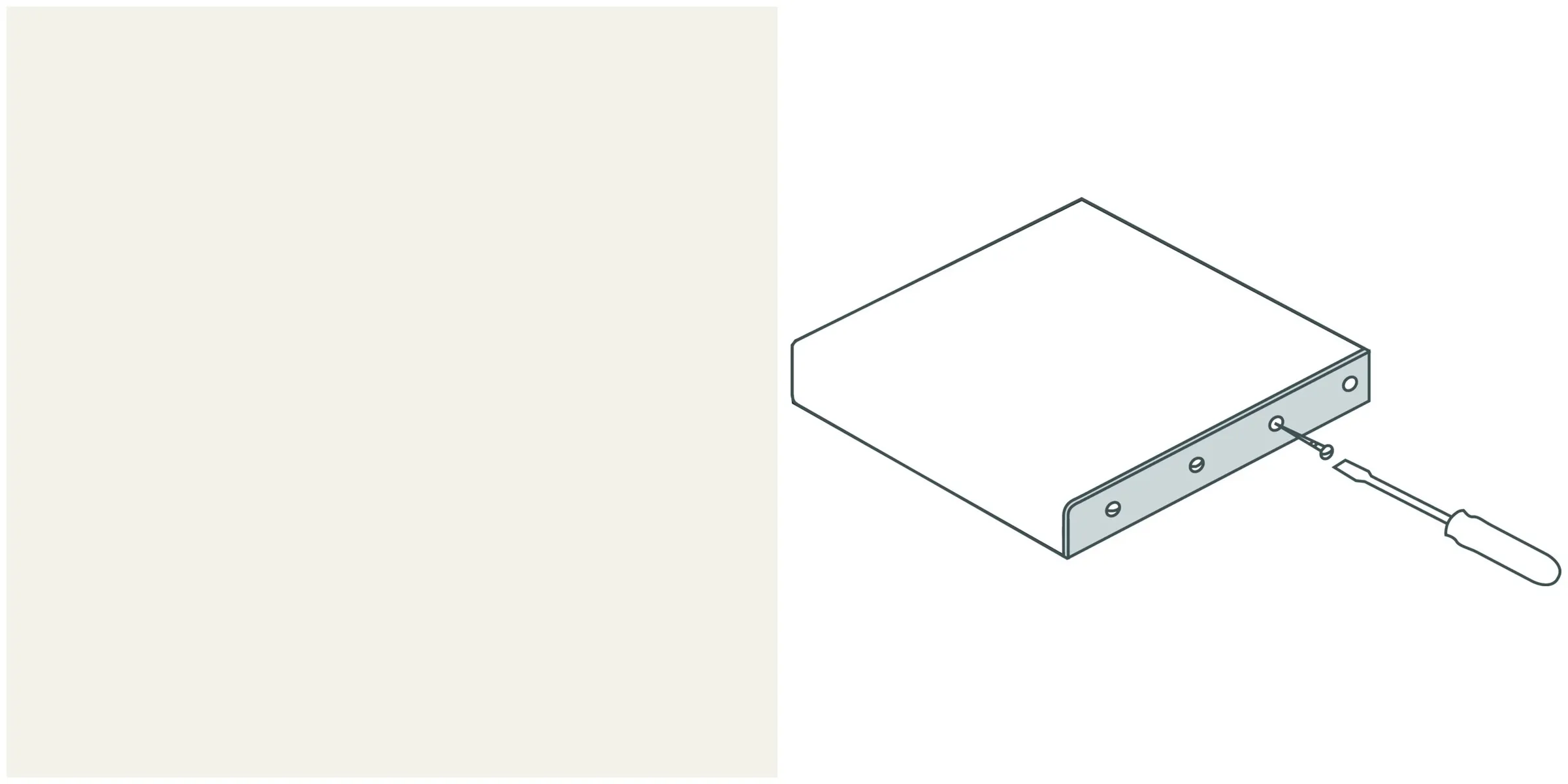 Endsch.-Leisten r+l 600x4x40mm