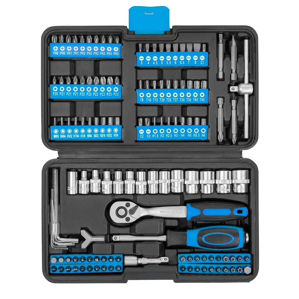 Steckschl&uuml;ssel und Bitsatz