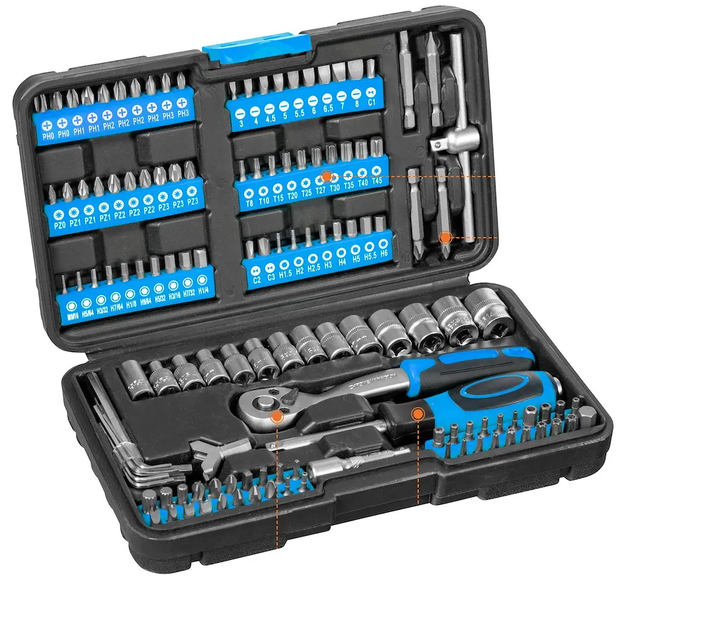 Steckschl&uuml;ssel und Bitsatz