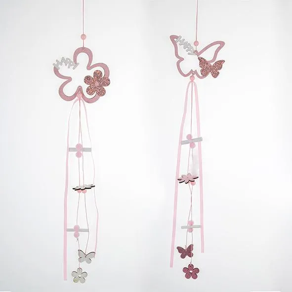 Holz-H&auml;nger  Blume/Schm. 12x65 cm