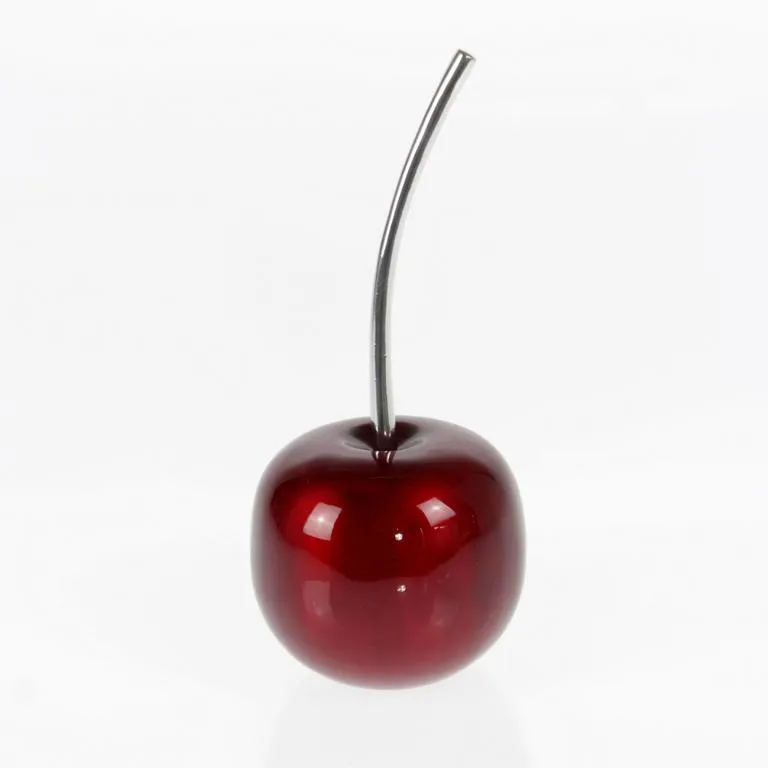 Aluminium-Kirsche 14x14x25 cm, rot
