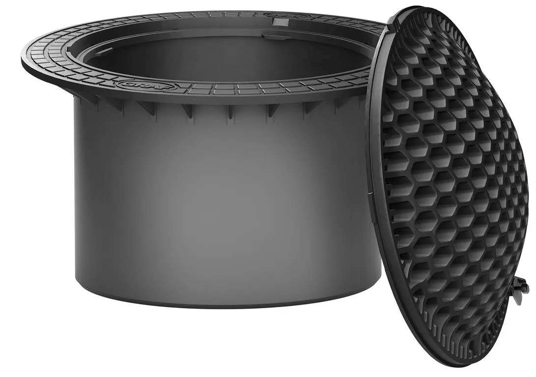 Teleskop-Domschacht 600 schw.