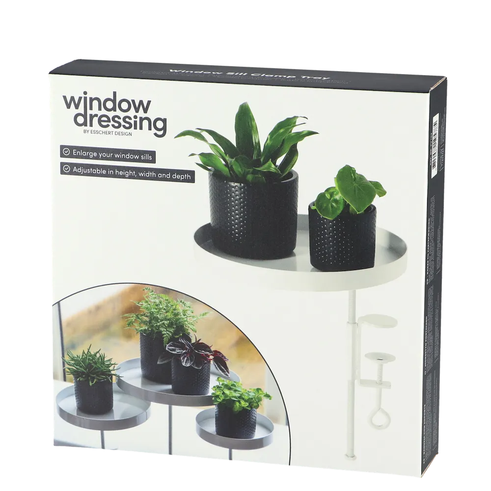 Fensterbankklemme L sort.