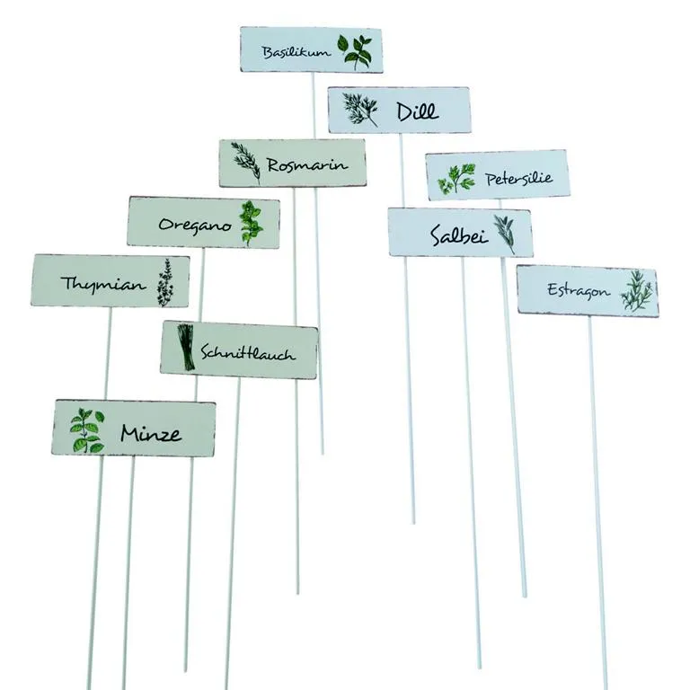 Topfstecker Herbs, 10 sort.,