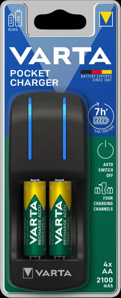 VARTA Pocket Charger 4x AA