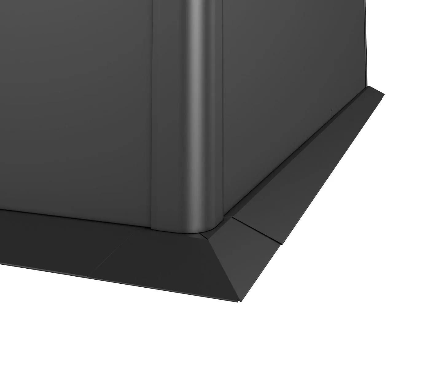 M&auml;hkante 1,5x1,5 dunkelgrau