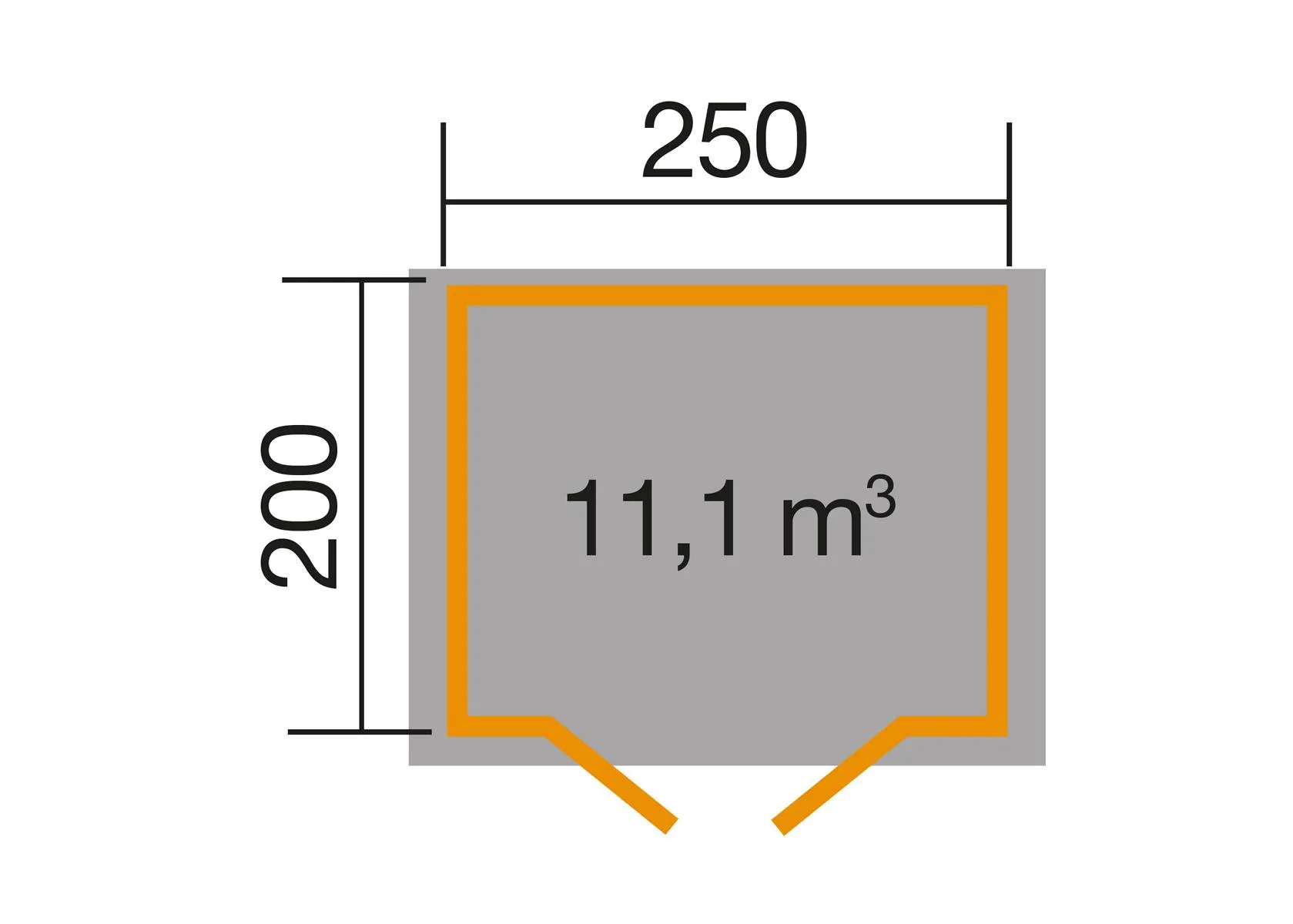 Gartenhaus 209 Gr.1.5,graphit