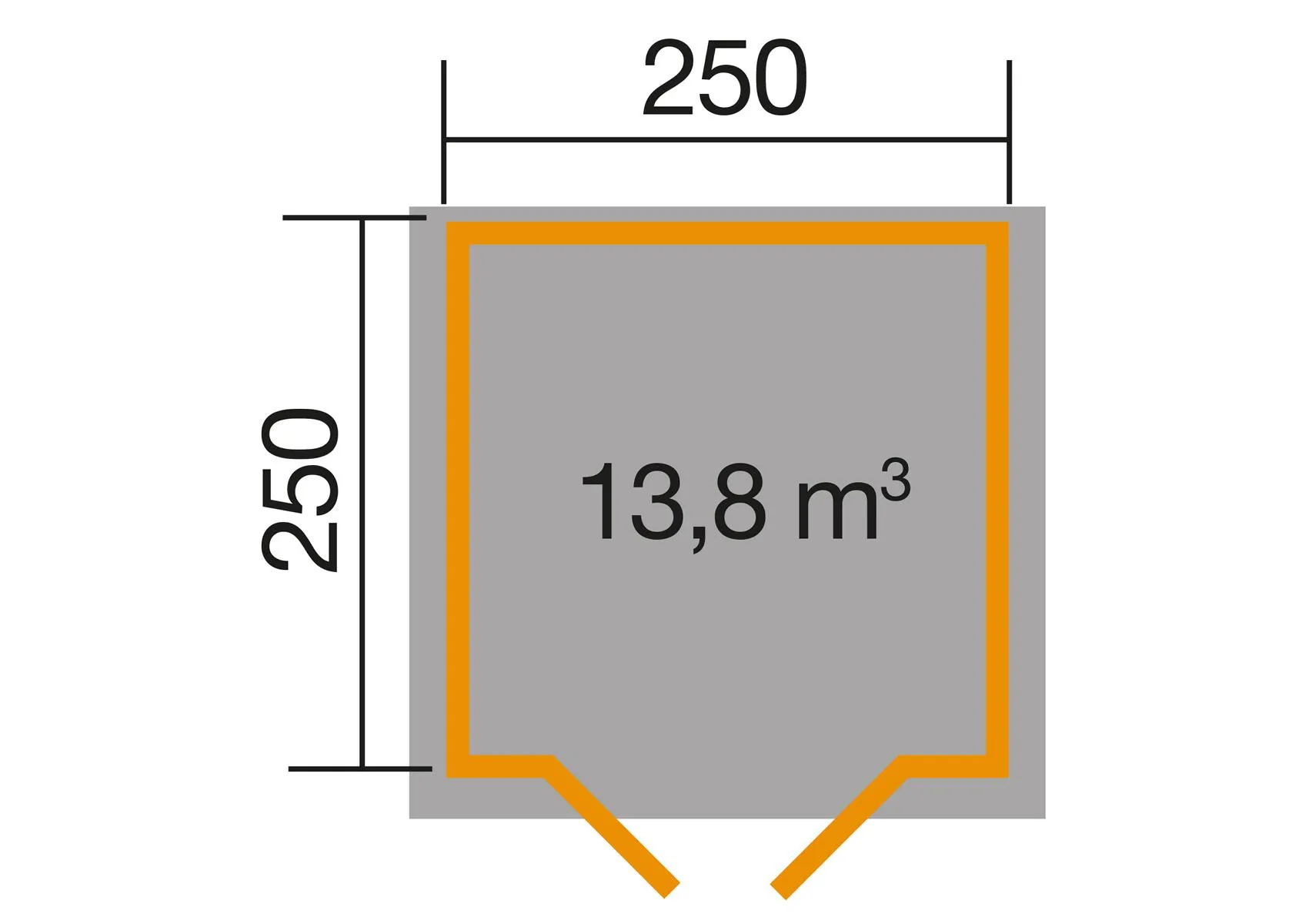Gartenhaus 209 Gr.2,hellgr