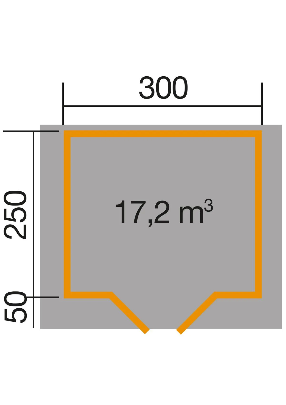 Gartenhaus 209 Gr.2,5,graphit