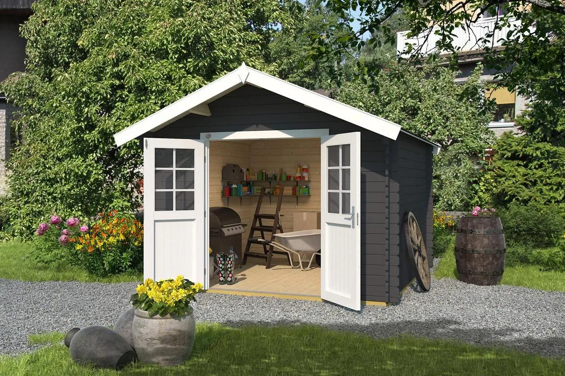 Gartenhaus 209 Gr.3,graphitgr