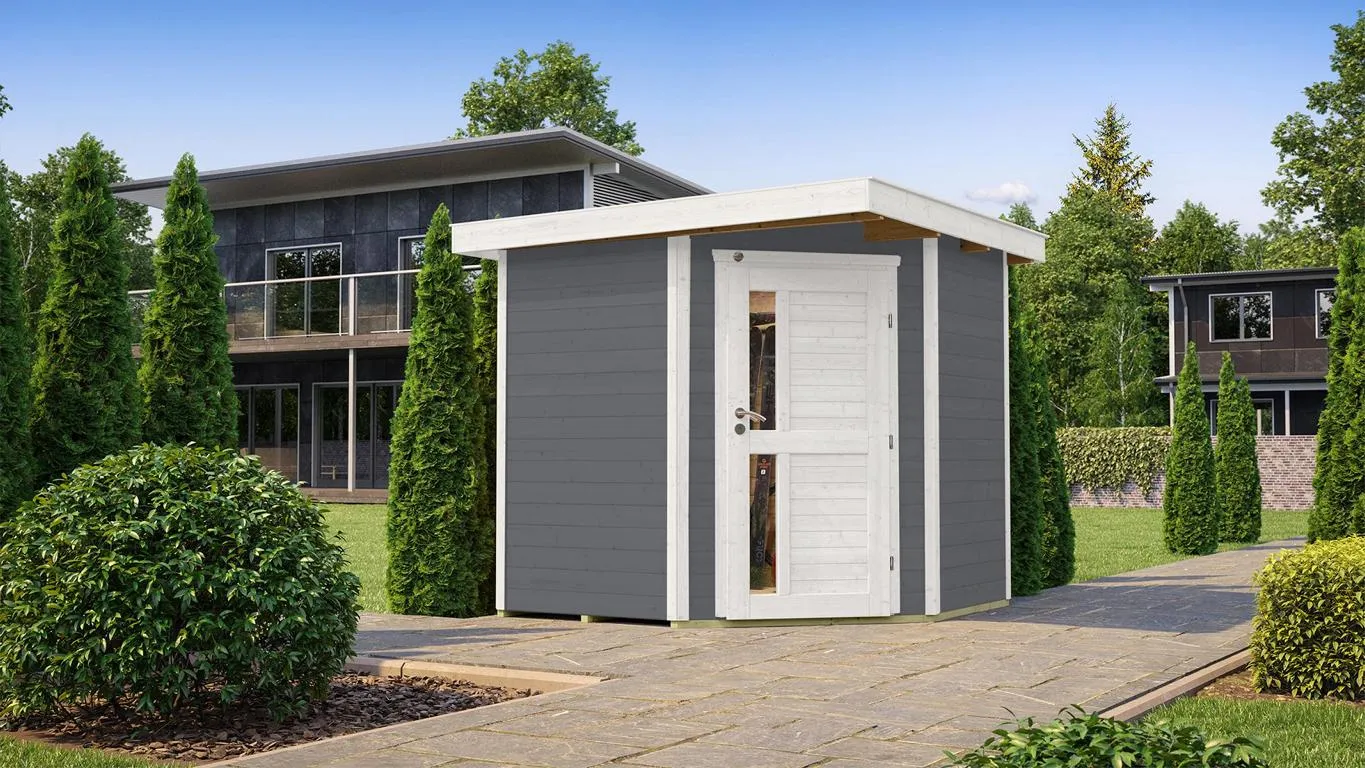 Gartenhaus 229 A Gr.1,grau