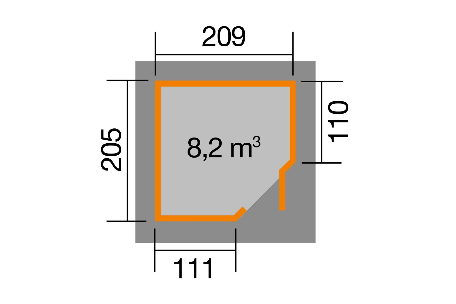 Gartenhaus 229 A Gr.1,anthr
