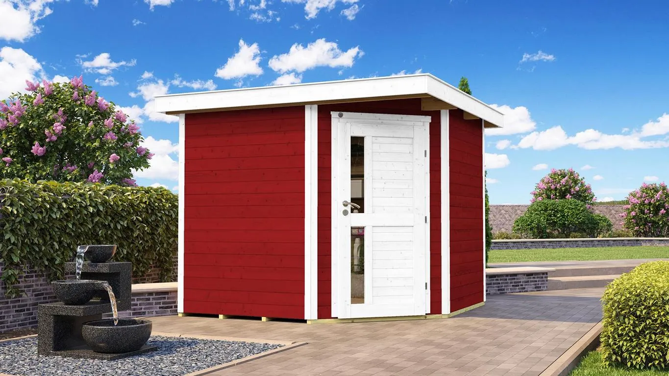 Gartenhaus 229 A Gr.2,schw.rot