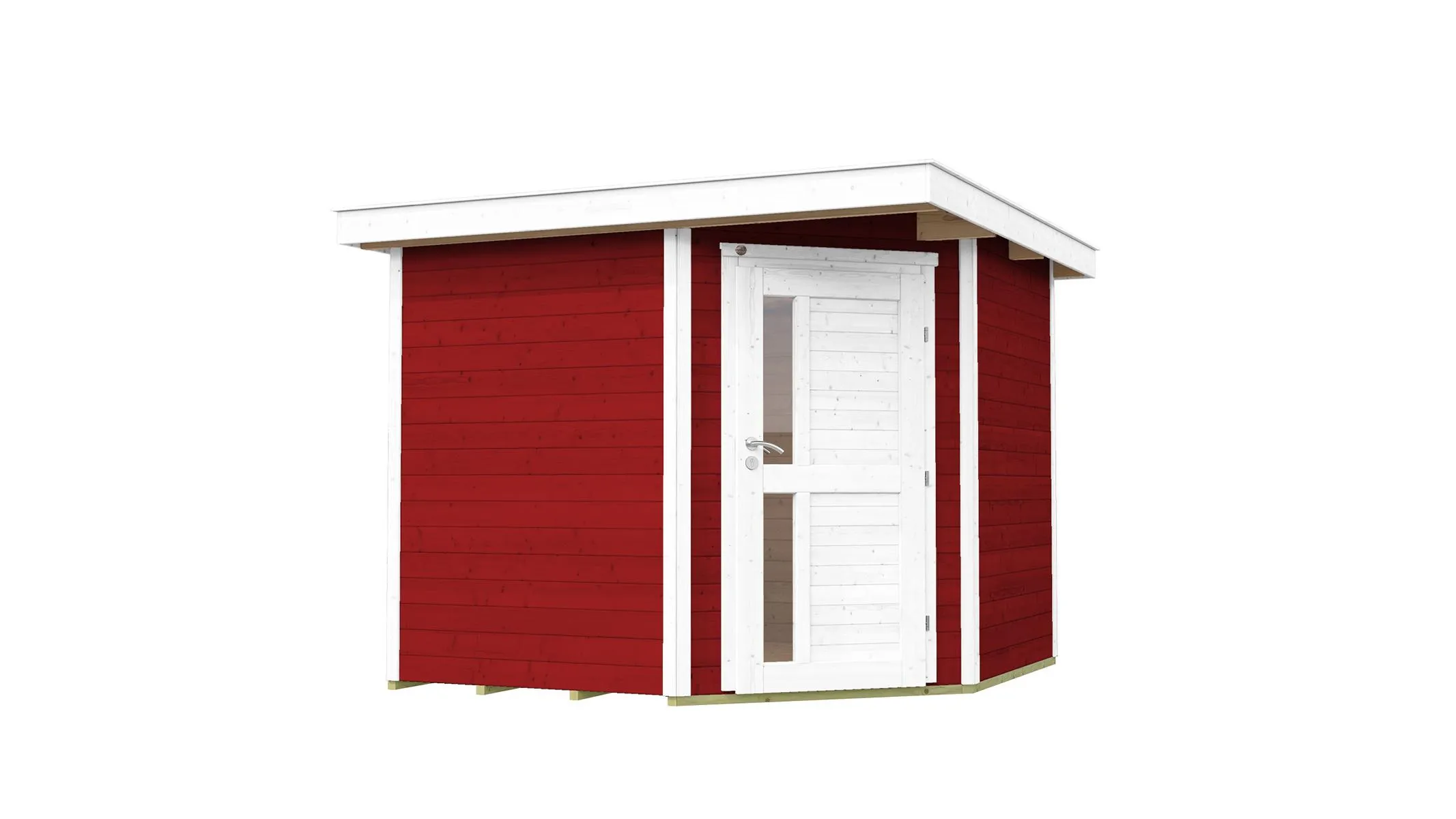 Gartenhaus 229 A Gr.2,schw.rot