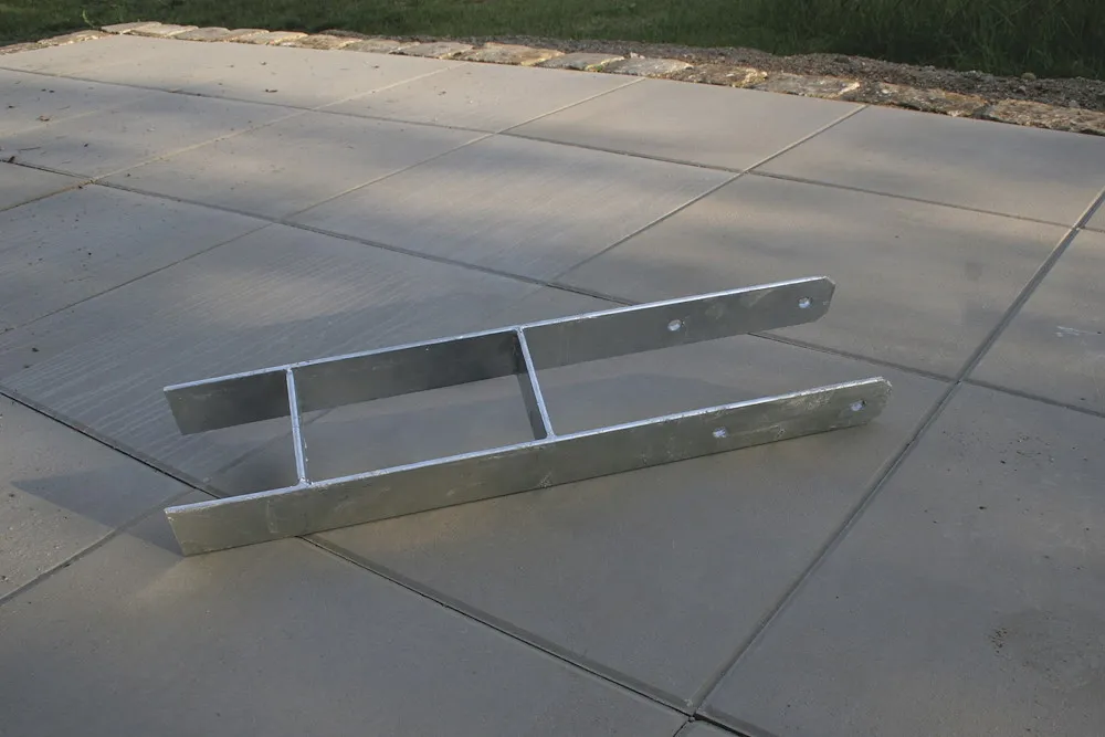 Pavillon H-Pfostenankerset