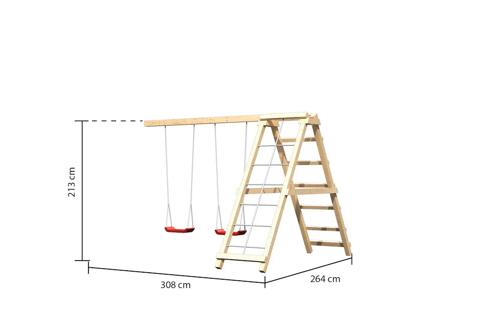 Akubi Schaukelanbau Doppel