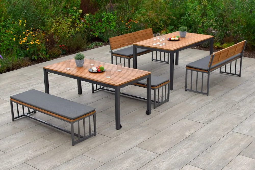 Milos Set 6tlg 2x Tische