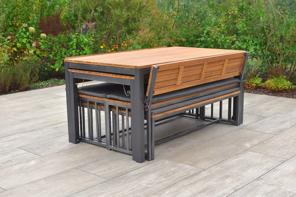 Milos Set 6tlg 2x Tische