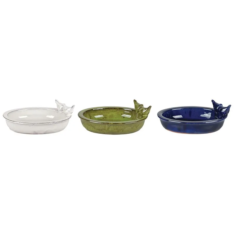 Vogeltr&auml;nke Keramik oval
