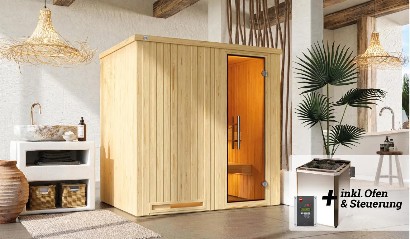 Elementsauna HALMSTAD 1 GT,