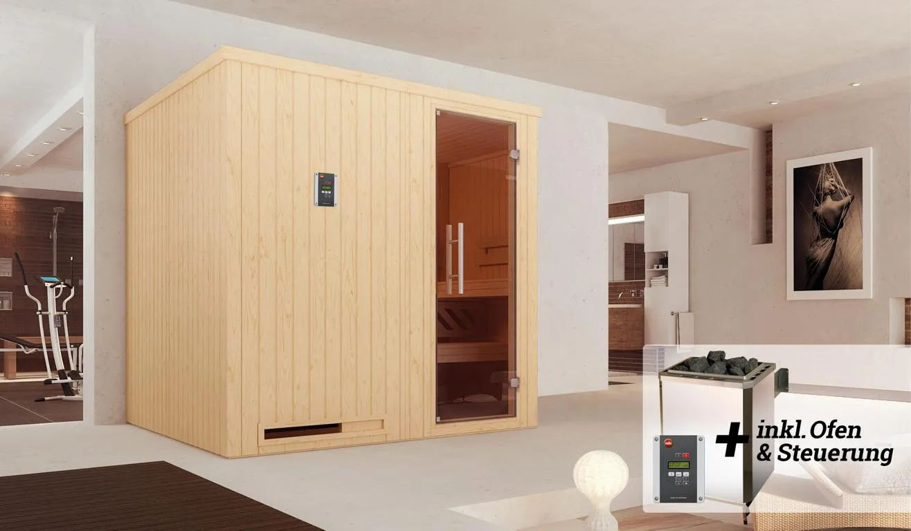 Elementsauna HALMSTAD 2 GT,