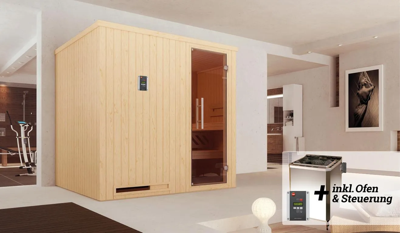 Elementsauna HALMSTAD 2 GT,