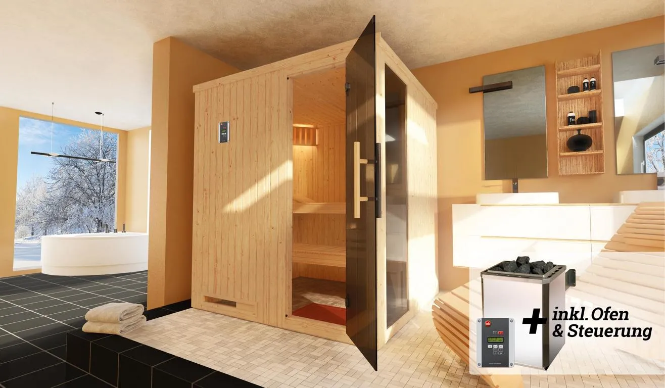 Elementsauna HALMSTAD 2 GTF,