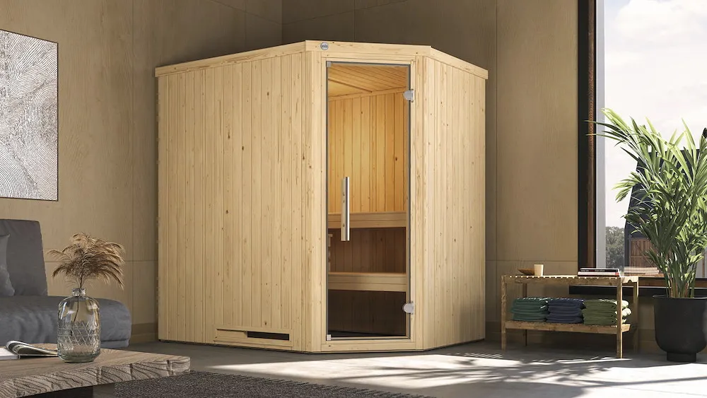 Elementsauna VARBERG Eck 1 GT,