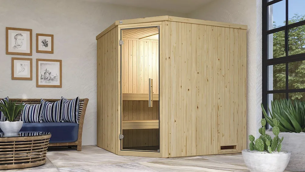 Elementsauna VARBERG Eck 2 GT,