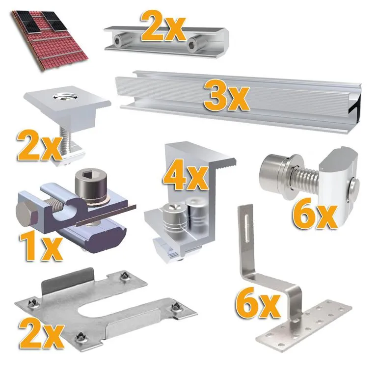 Montagekit Ziegeldach f&uuml;r 2 Paneel