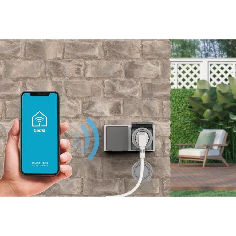 Hama WLAN-Steckdose Outdoor